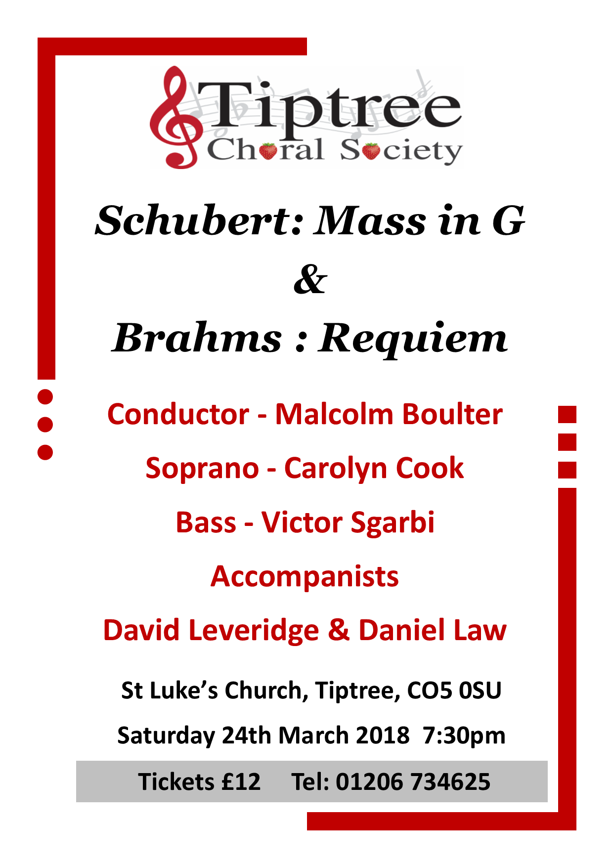 Schubert & Brahms Poster Image