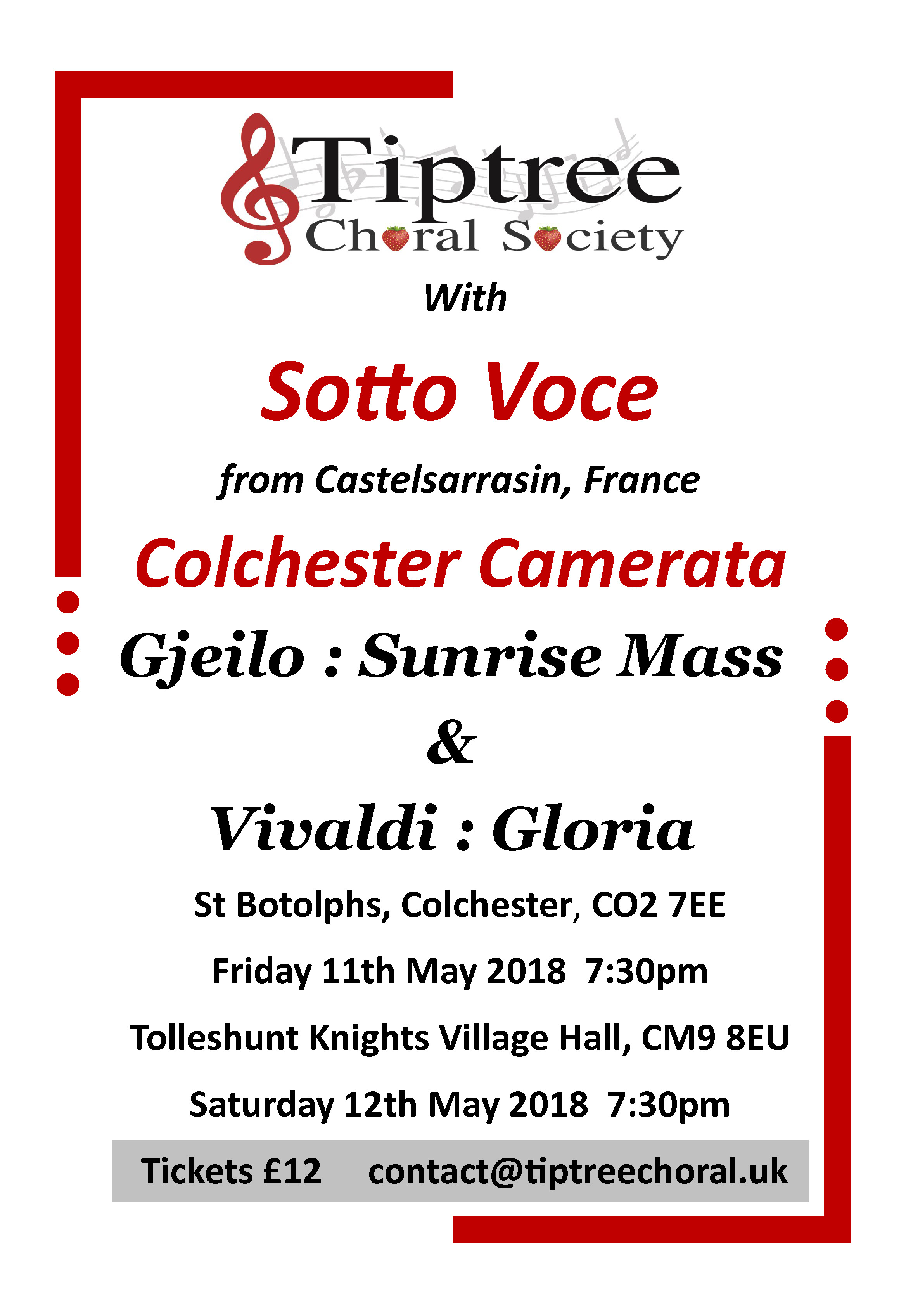Image of Sotto Voce concert